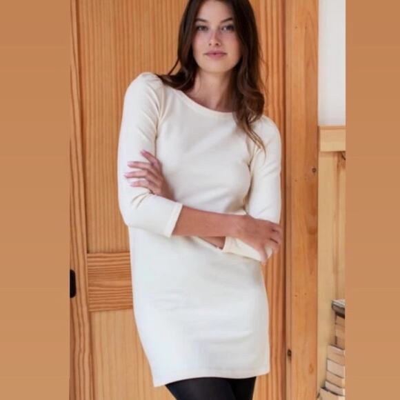 Emerson Fry Alice Long Sleeve Dress in Natural Organic Size S - Picture 1 of 7